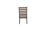 Side Dining Chair With Ladder Back (Set of 2) - Gray