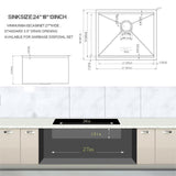 Laundry Workstation Undermount Utility Sink, Deep Single Bowl