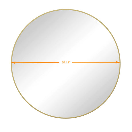 Wall Circular Mirror Metal Framed Mirror Round Vanity Mirror Dressing Mirror, For Bathroom, Living Room, Bedroom Wall Decor