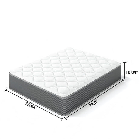 10" Hybrid Mattress With Individual Pocket Coils And Memory Foam