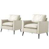 Nordic Retro Light Luxury Upholstered Sofa Chair