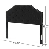 Charismatic - Size Headboard With Button Tufting And Nailhead Trim