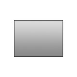Framed Wall Mirror For Bathroom - Black