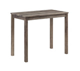 Lux - 3 Piece Counter Height Pub Table With Tufted Stools (Set of 3)