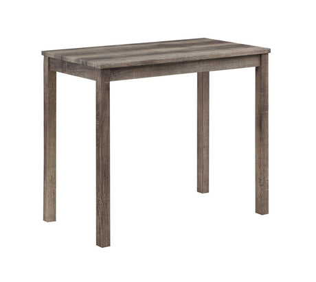 Lux - 3 Piece Counter Height Pub Table With Tufted Stools (Set of 3)