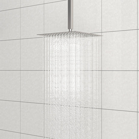 Premium 8" Ceiling Mounted Shower Arm With Flange