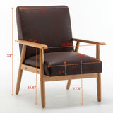 Wide Classic Mid-Century Modern Arm Chair