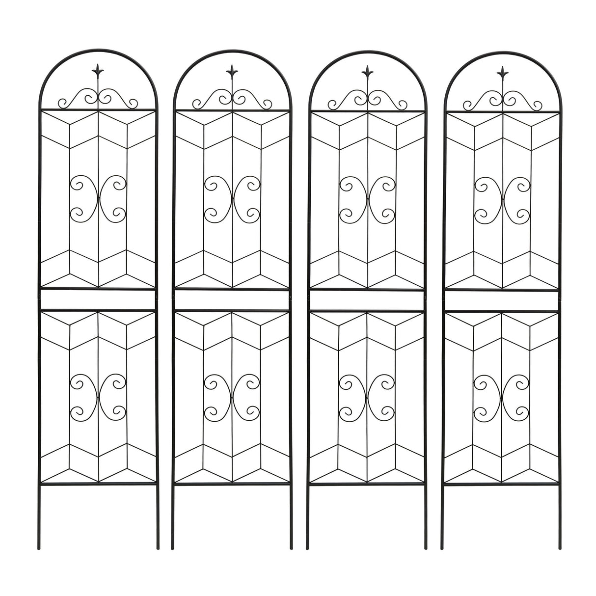 Garden Trellis, Rustproof Support For Climbing Plants