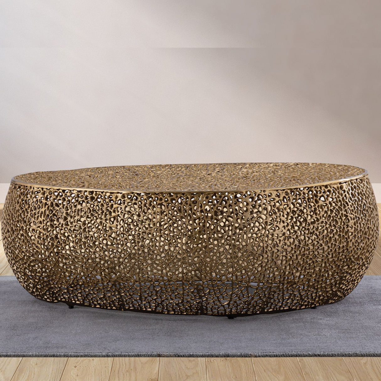 T3601 - Modern Oval Coffee Table