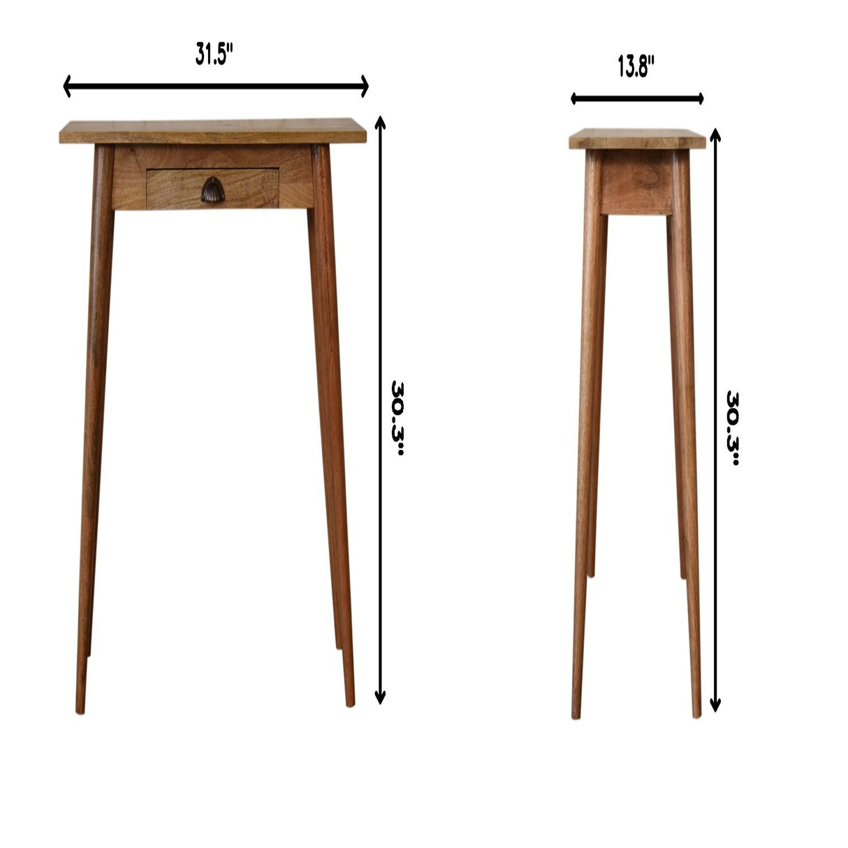 Mini Writing Desk - Oak