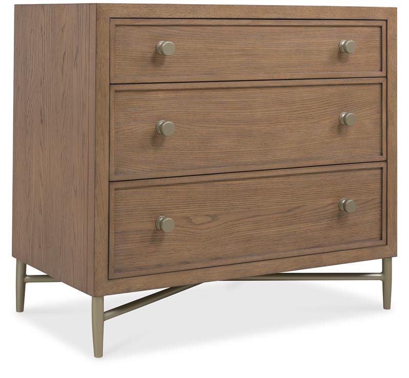 Sonnet Three-Drawer Nightstand - 6072-90216-85