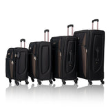 4 Piece Set Softshell Luggage