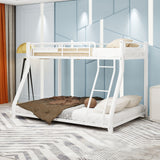 Twin Over Full Bunk Bed - White