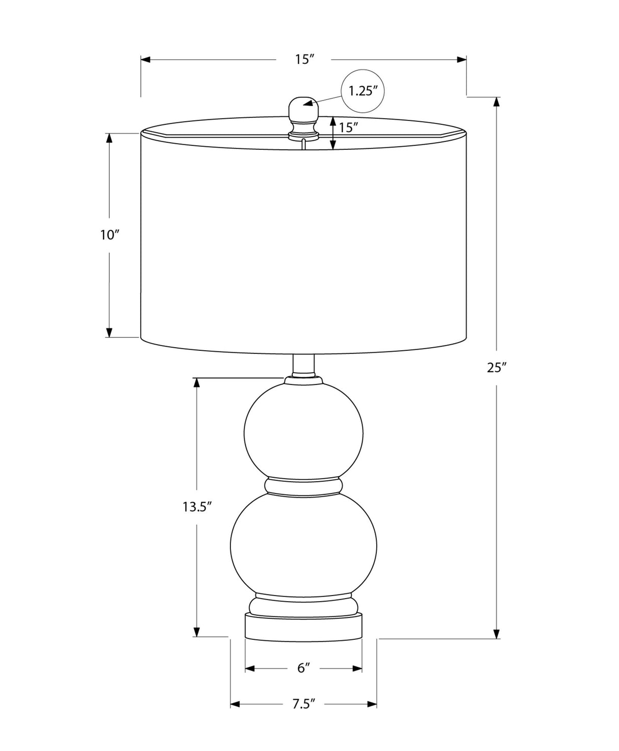 Contemporary Lighting, Table Lamp