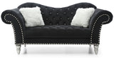 Elegant Round Arm Loveseat