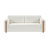 Modern 3 Seater Upholstered Couch Sofa For Living Room