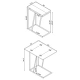 Rectangle Accent Table - Gray