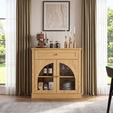 Modern Sideboard Cabinet With 1 Drawer And 2 Arched Doors