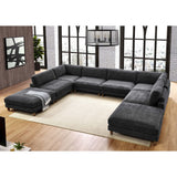 Modern Modular Sectional With Adjustable Back Support