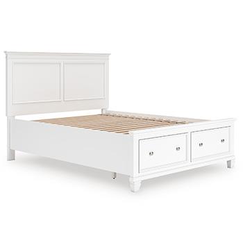 Fortman Queen Storage Footboard with Roll Slats - B680-54S