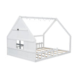House Bed With Window And Fence
