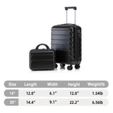 Spinner Luggage Set & Combination Lock
