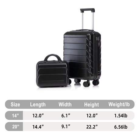 Spinner Luggage Set & Combination Lock