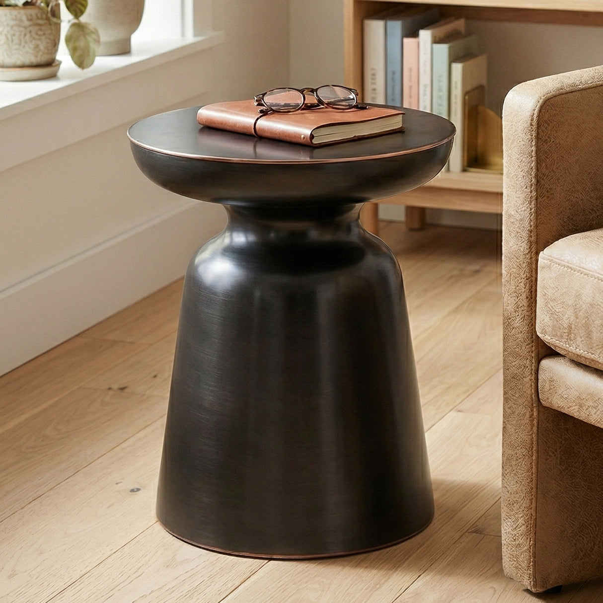 Toby - Handcrafted Metal Accent Table