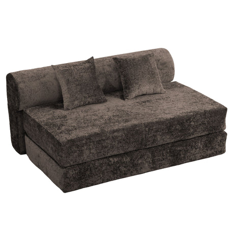 Convertible Design Sofa Bed, 2 Seater Fold Out Floor Couch