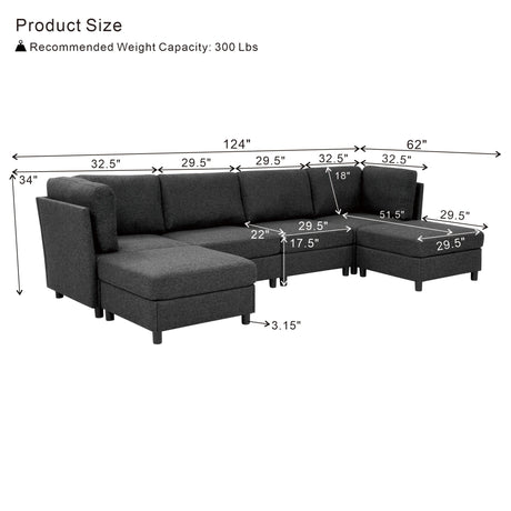 Modern Modular Sofa For Living Spaces