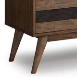 Clarkson - Low TV Stand - Rustic Natural Aged Brown