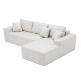 L - Shaped Corner Chaise Sofa Bed