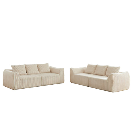 Minimalist Set With Curved Lines & Gently Sloped Backrest