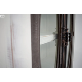 FISH VITRINE NERO WHITE WITH ASHE DOORS MIC-177-FVG NASH (NW ASHE DOORS) - Q44O2