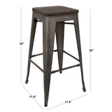 Oregon - Contemporary Barstool (Set of 2)