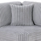Corner Wedge Chair With Pillow, Living Room Furniture
