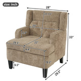 Modern Tufted Upholstered Accent Chair For Living Room