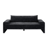 Upholstered 3 Seater Sofa With Wide Armrests