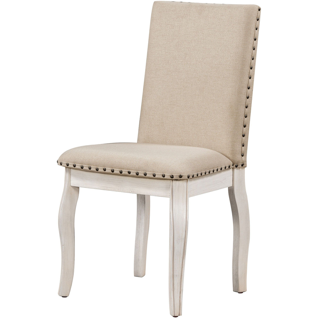 Upholstered Dining Chairs With Nailhead (Set of 2)