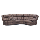 Lux Brown Sectional - 4037035+4037015+4037025