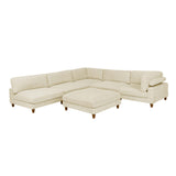 Modern Modular Sectional With Adjustable Back Support