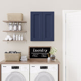 Shaker Wall Cabinet With Soft Close Hinges, Adjustable Shelves, Double Door