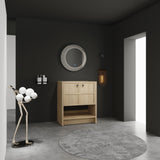 Modern Freestanding Bathroom Vanity With 2 Soft Closing Doors
