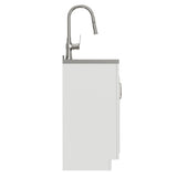 Darwin - Deluxe Laundry Cabinet With Pull-Out Faucet And Stainless Steel Sink