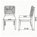 French Country Dining Chairs (Set of 2)