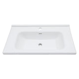 Modern Rectangular Vanity Top With Overflow For Bathroom