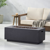 Contemporary Outdoor 40, 000 Btu Propane Fire Pit