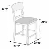 Ladder Back Dining Chairs (Set of 2)
