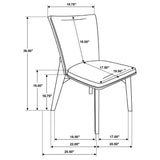 Jean - Upholstered Dining Side Chair (Set of 2) - Gray