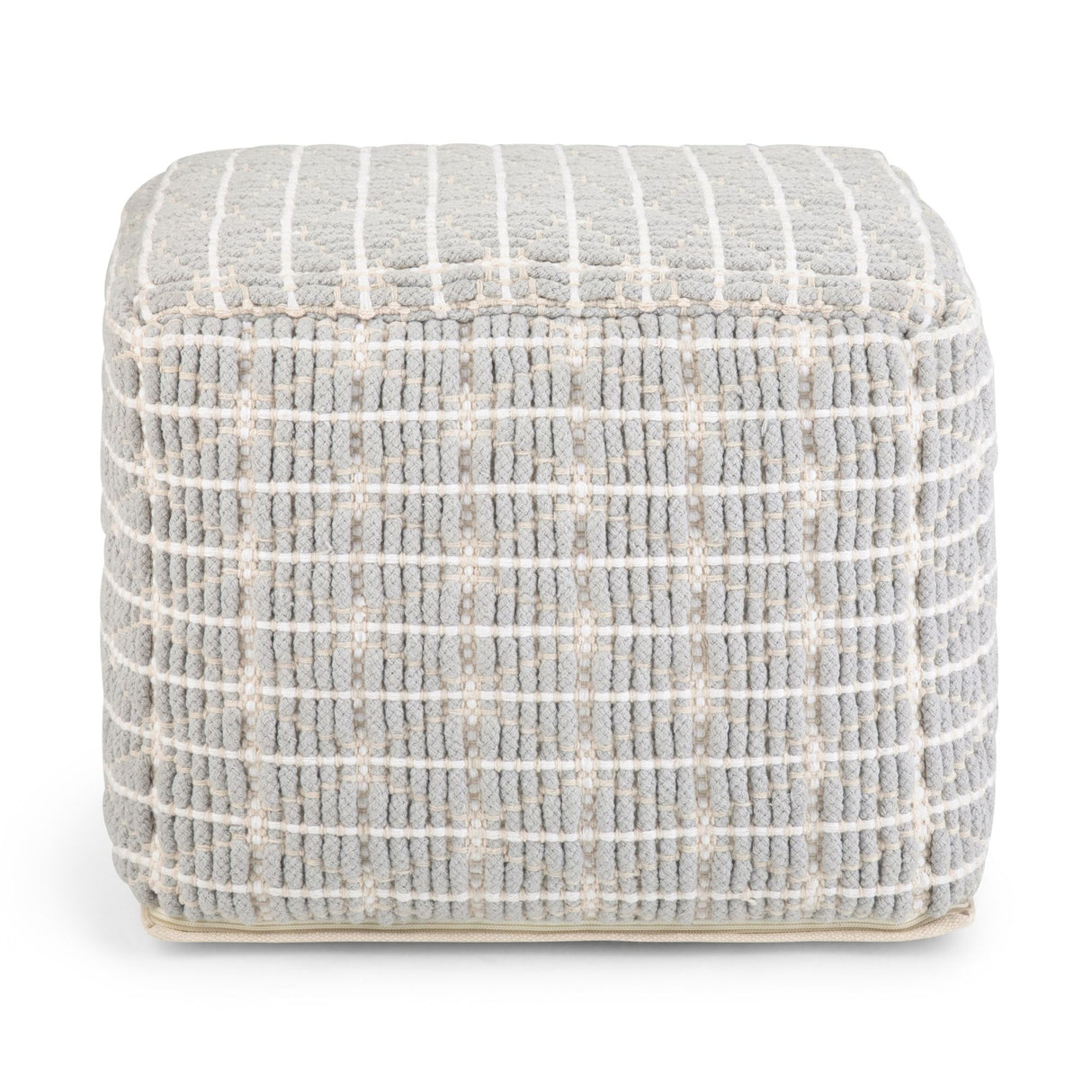 Noreen - Upholstered Square Pouf
